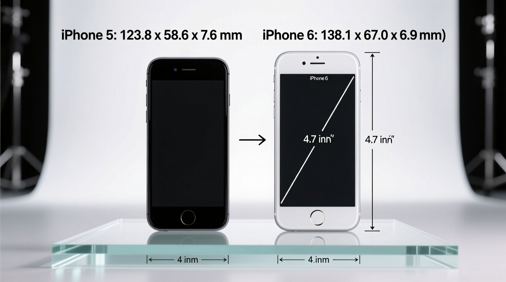 iphone 5 vs iphone 6 sim did apple really change the size again