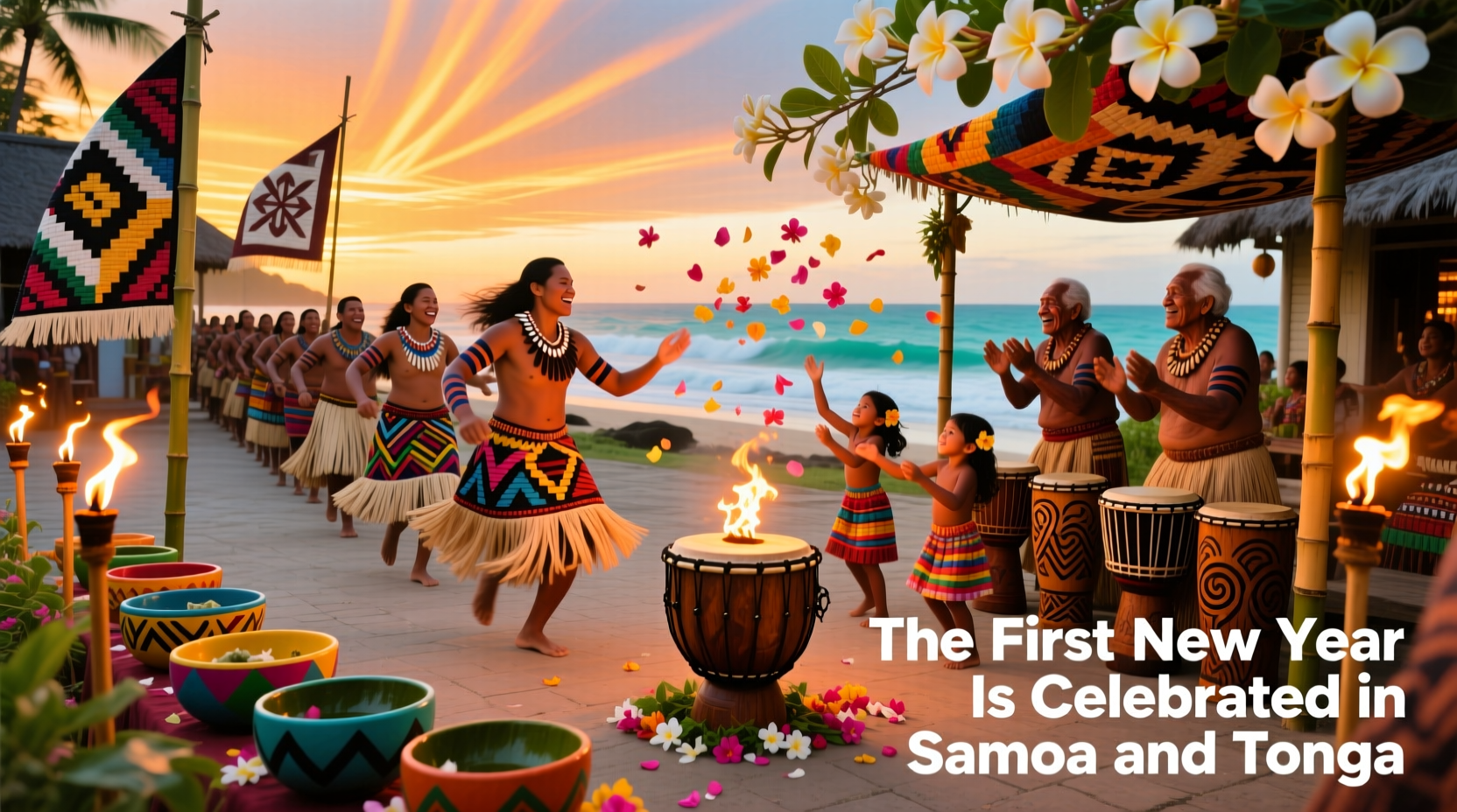 where is the first new year celebrated in the world