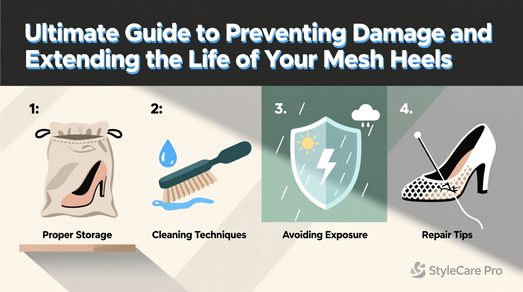 ultimate guide to preventing damage and extending the life of your mesh heels