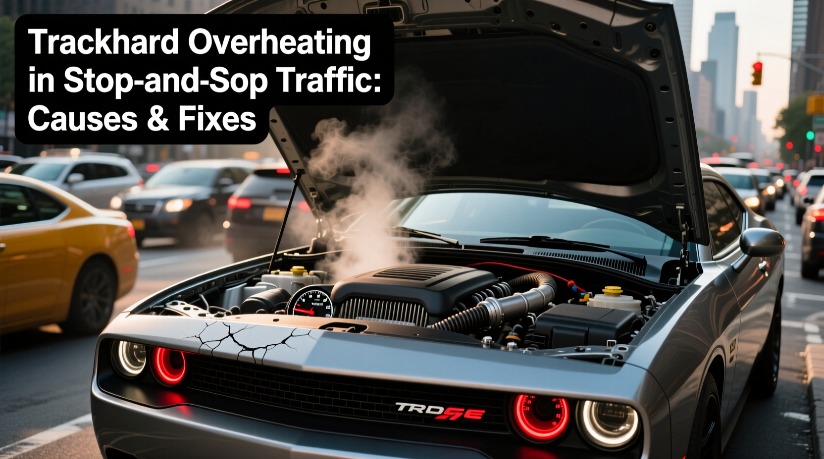 trackhawk overheating stop and go