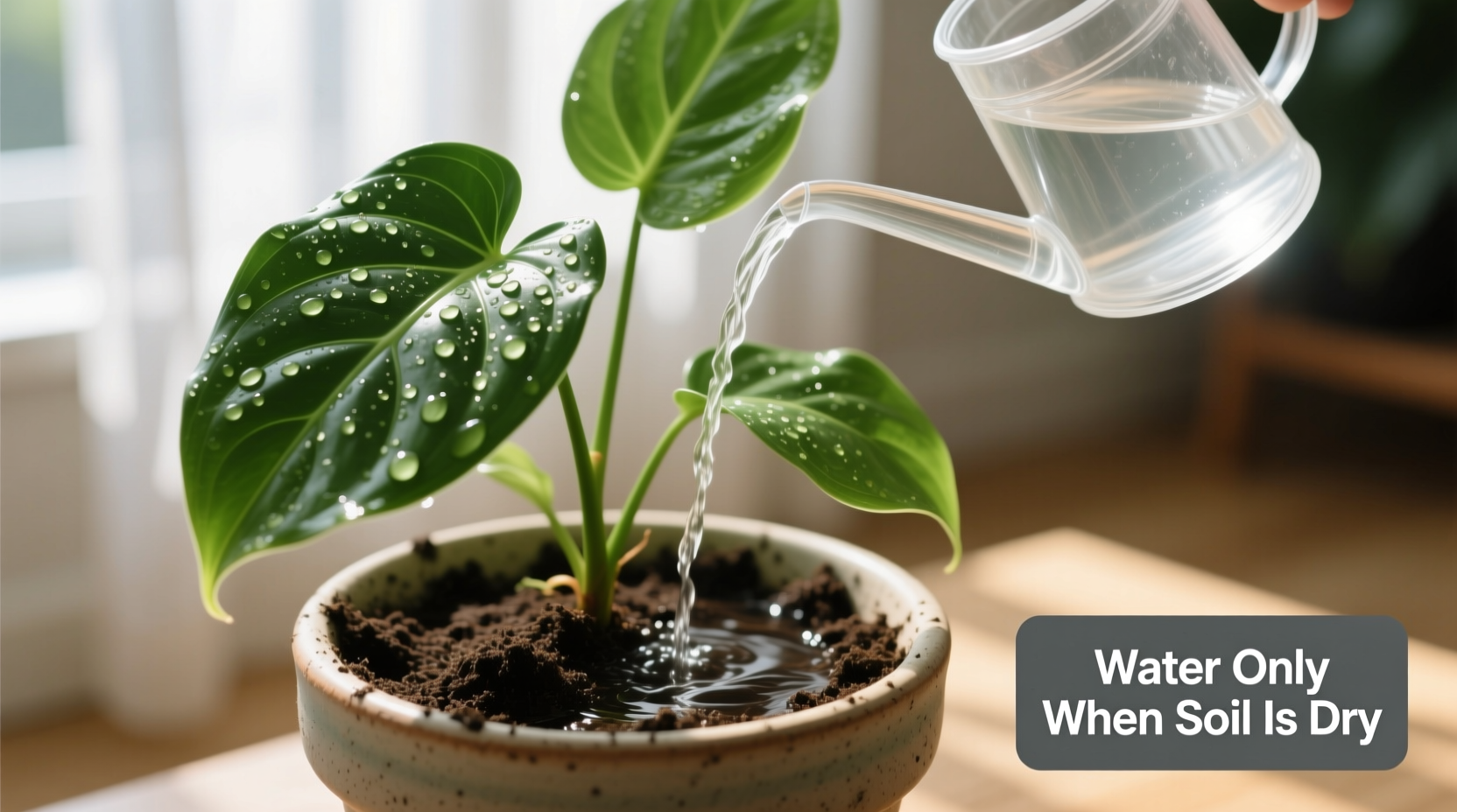 How to Water a Peace Lily Plant Properly