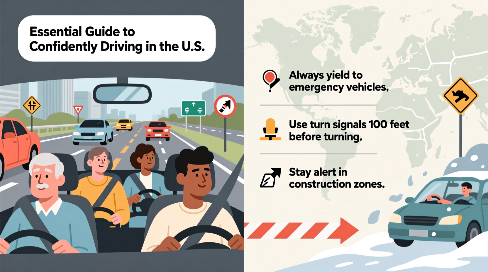 essential guide to confidently driving in the us rules tips and safety strategies