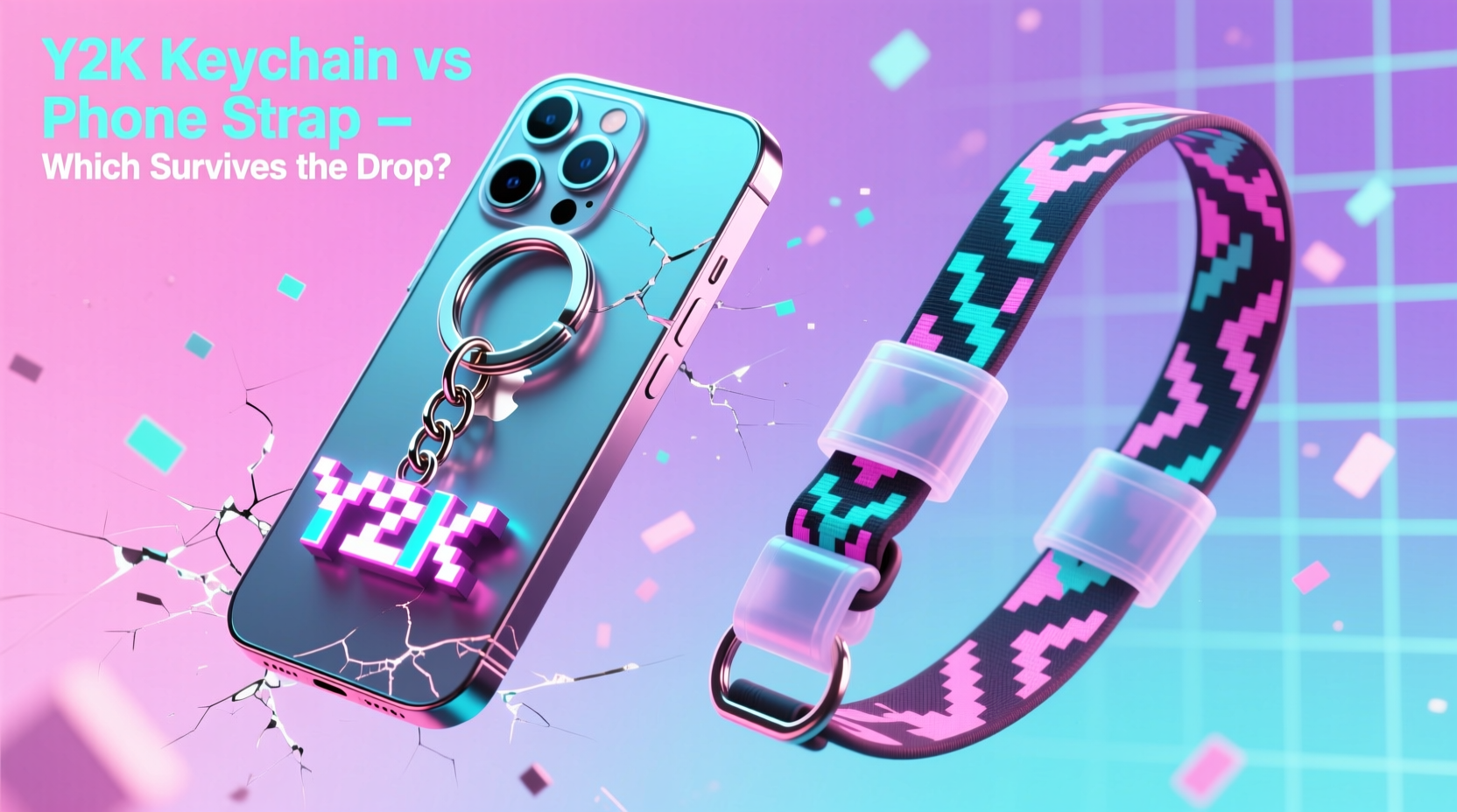 y2k keychain vs phone strap which ones less likely to break my phone