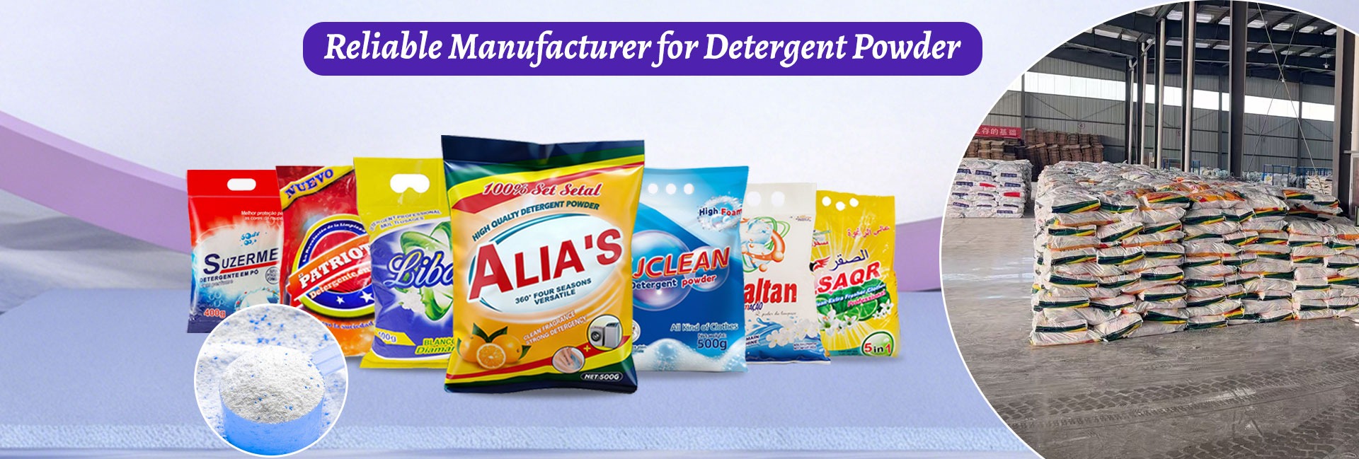 Washing Powder Category Banner