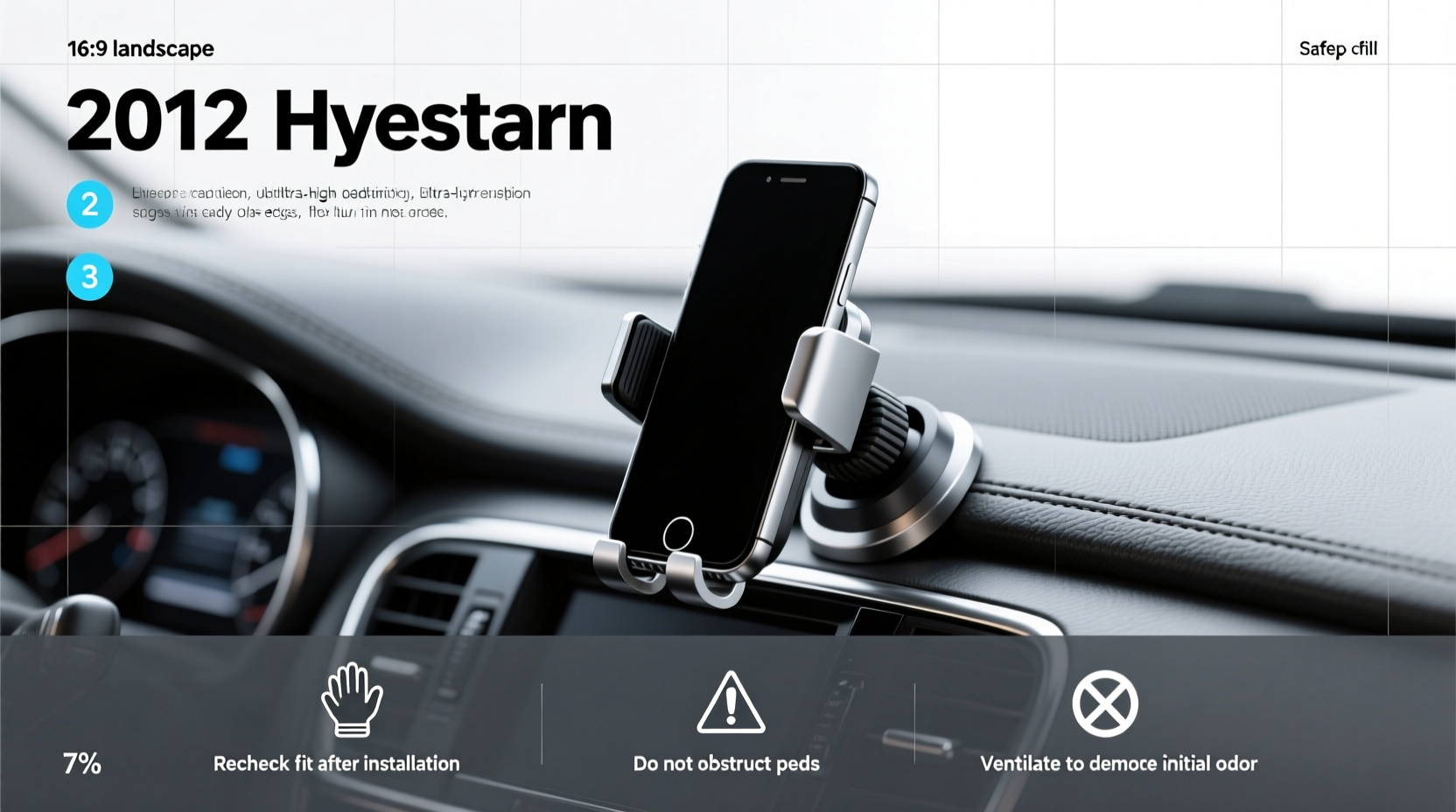 2012 hyundai sonata phone mount