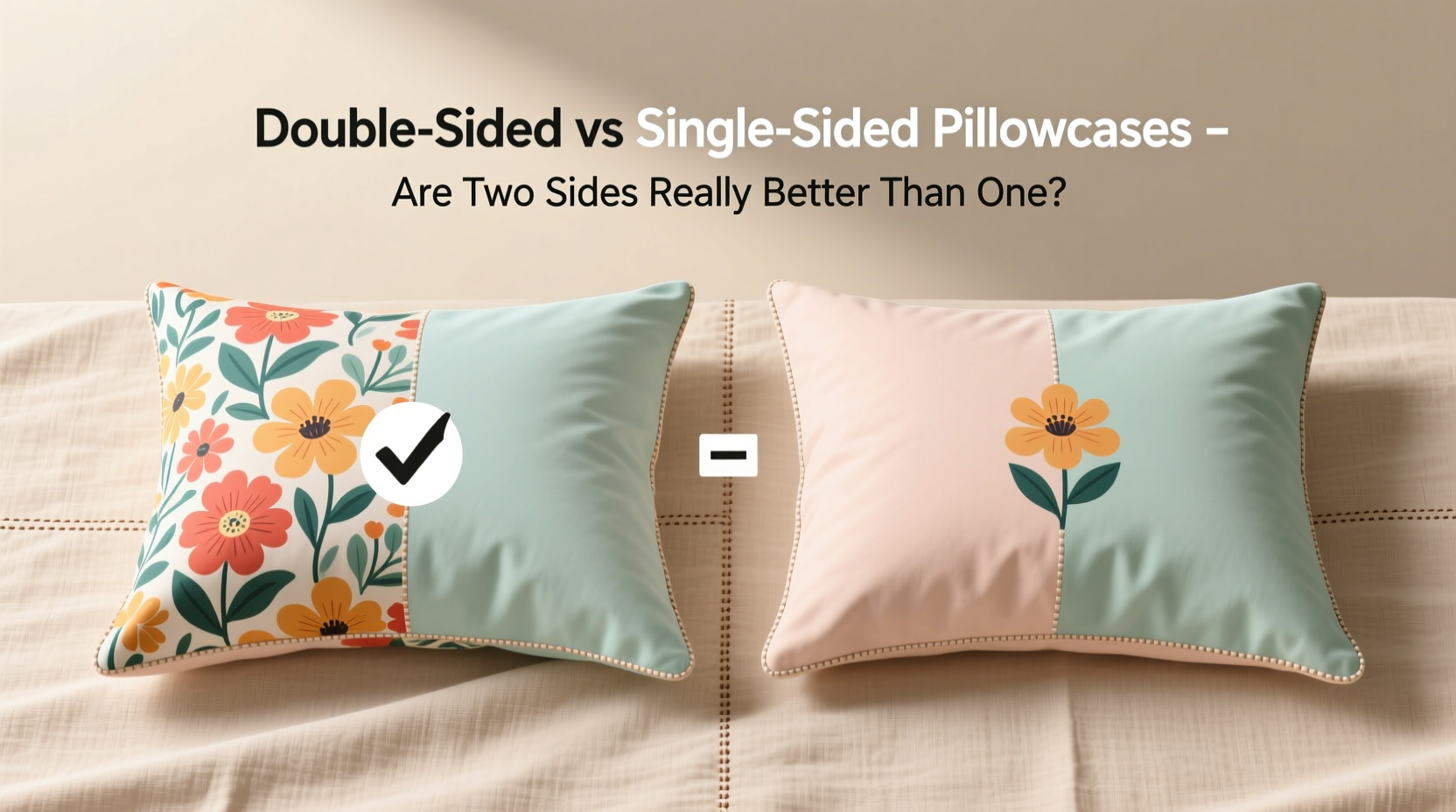 double sided vs single sided pillowcases are two sides really better than one