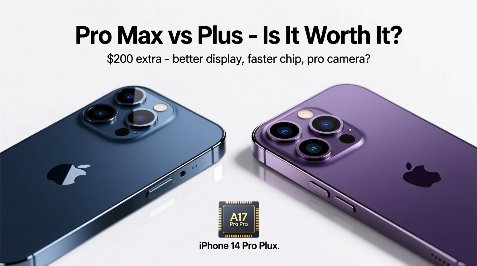 iphone 14 plus vs 14 pro max is the pro max really worth the extra