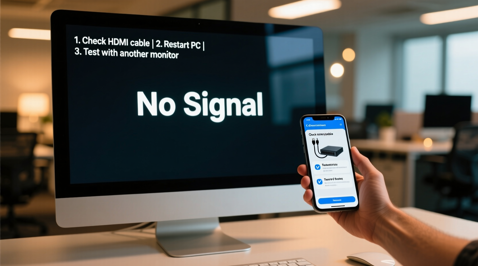 monitor says no signal troubleshooting quick fixes 2