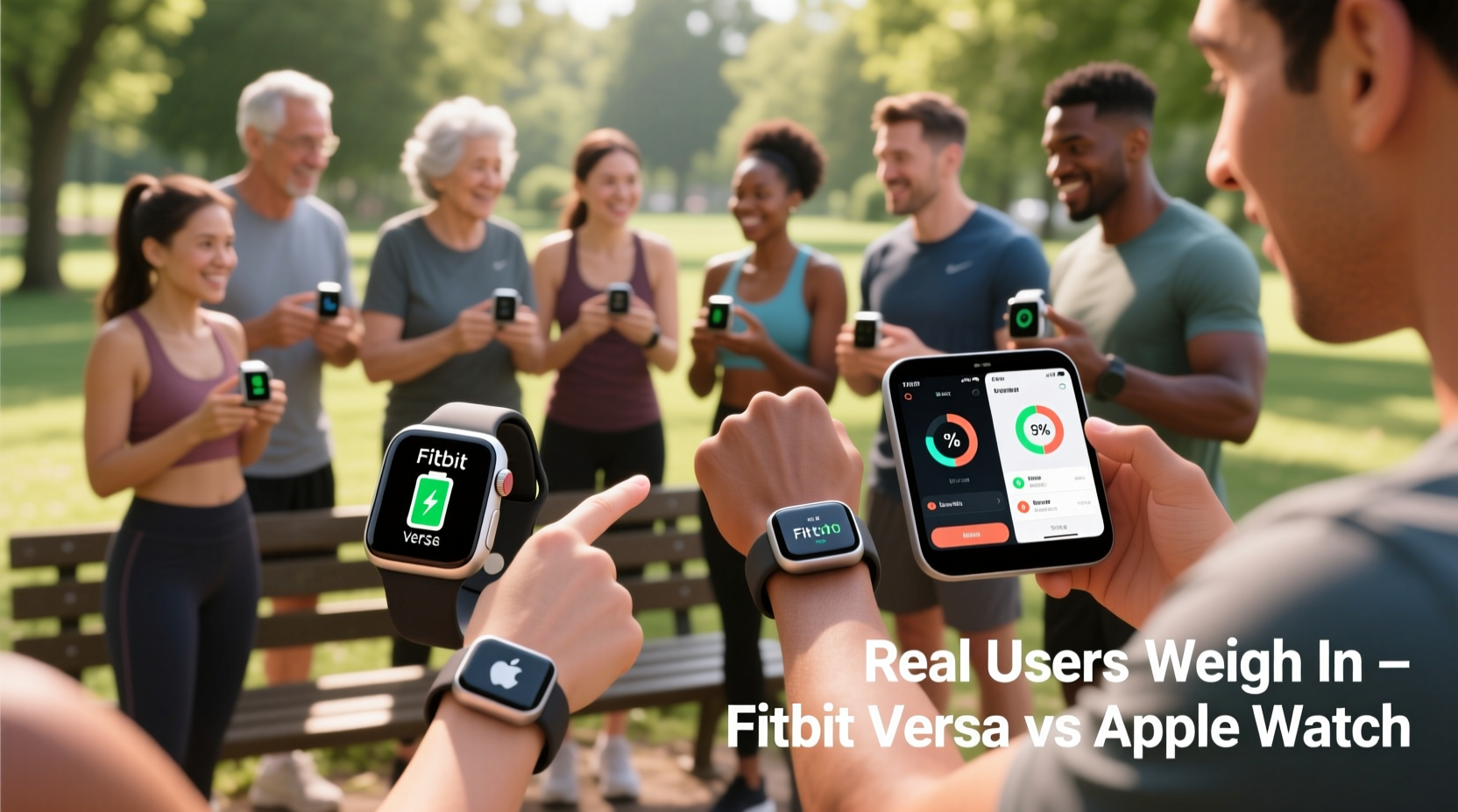 is the fitbit versa actually better than an apple watch real users weigh in
