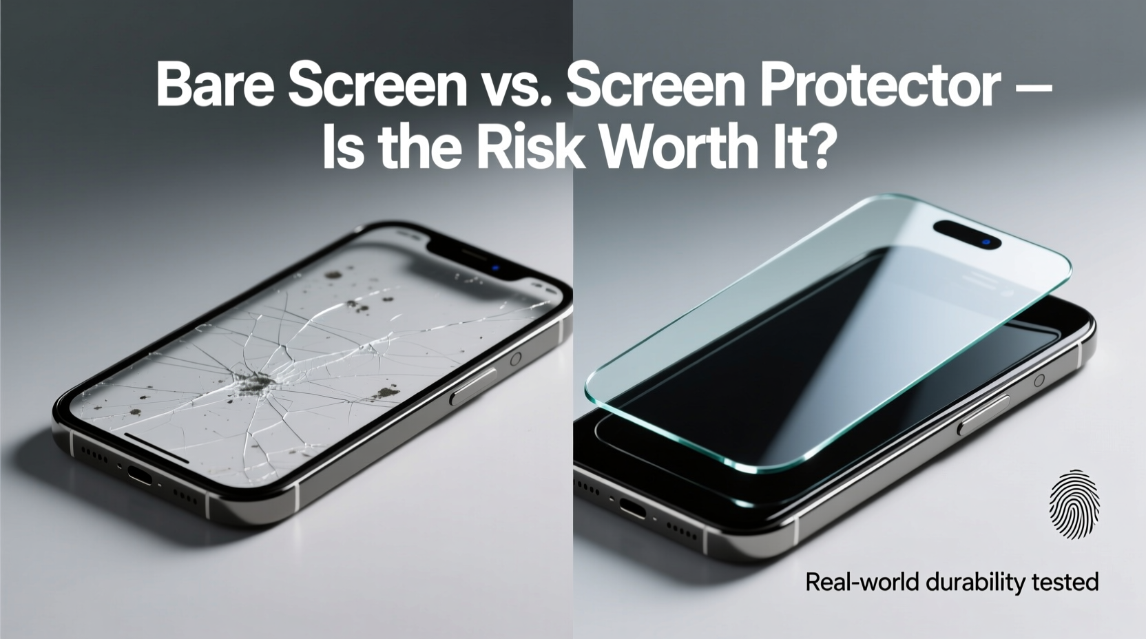 bare screen vs phone case with screen protector is the risk really worth it