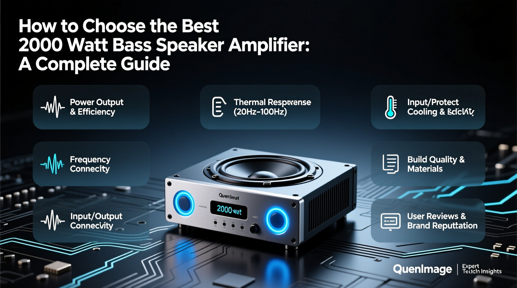 2000 watt bass speaker amplifier