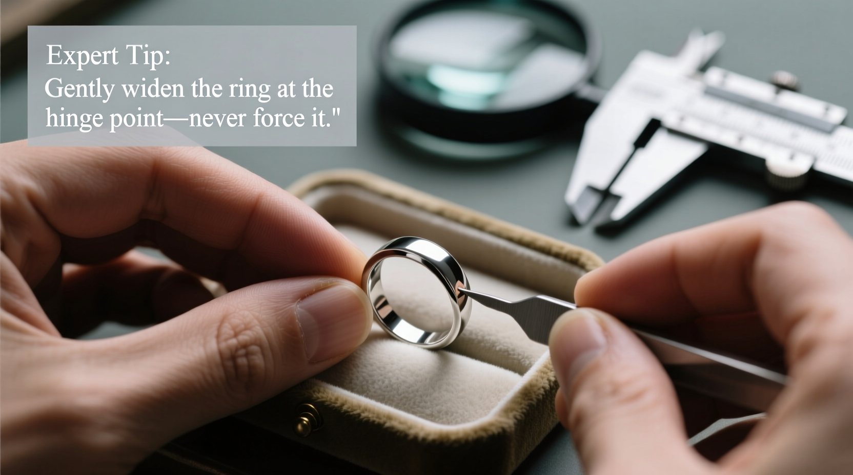 expert tips to perfectly adjust a fully open ring for a comfortable fit