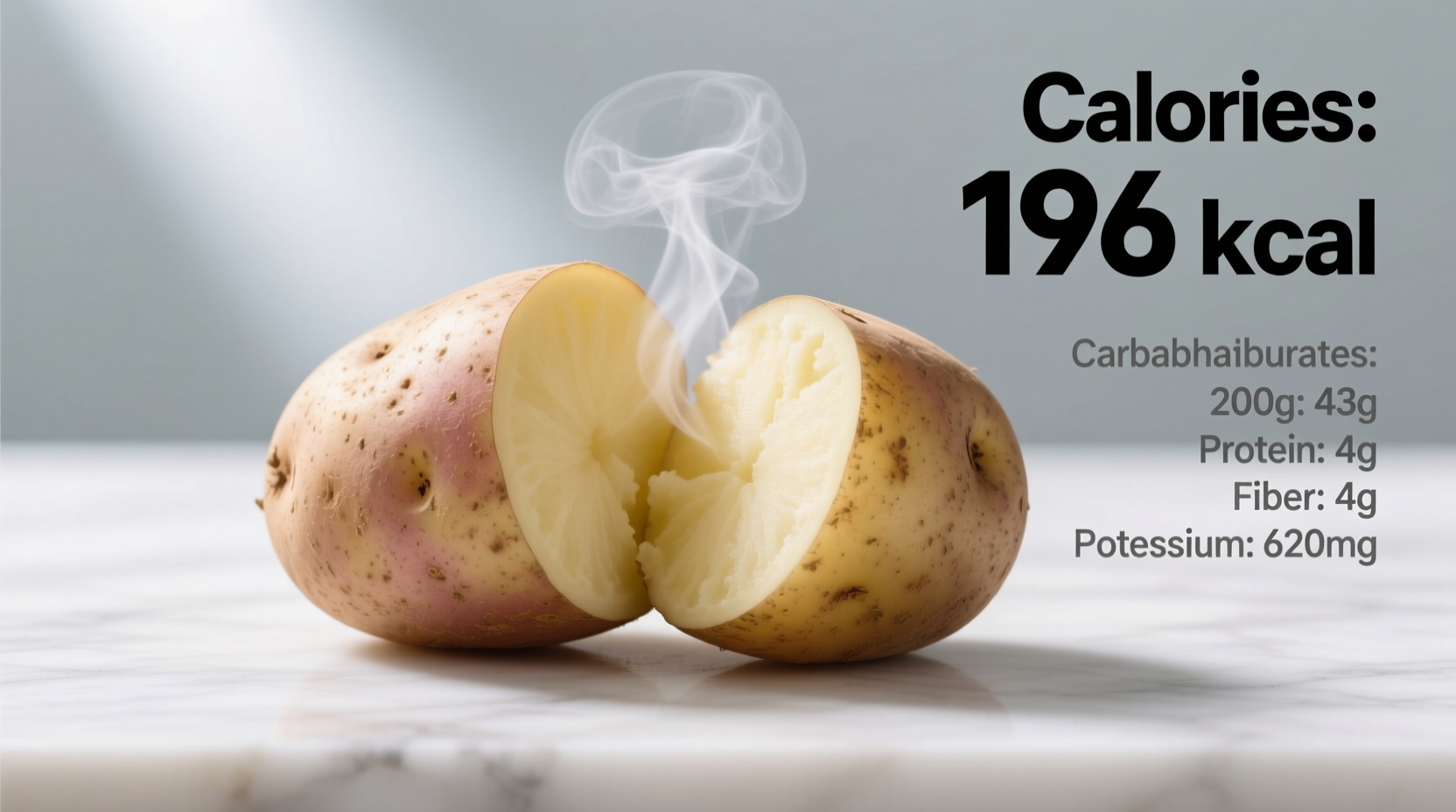 calories in one russet potato