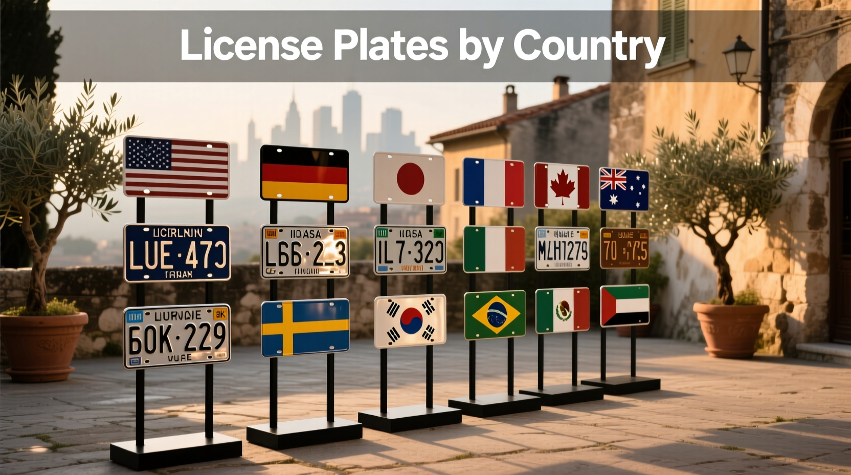 What Are License Plates by Country? How to Identify & Understand Global Formats