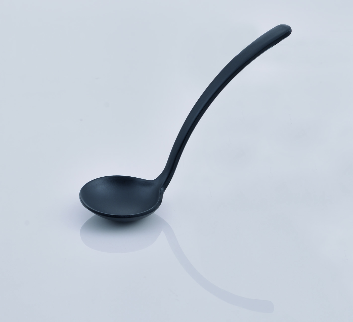Japanese Melamine Wonton Soba Rice Pho Ramen Noodle Soup Spoons,  Chinese Asian Soup Spoons, Matte Black