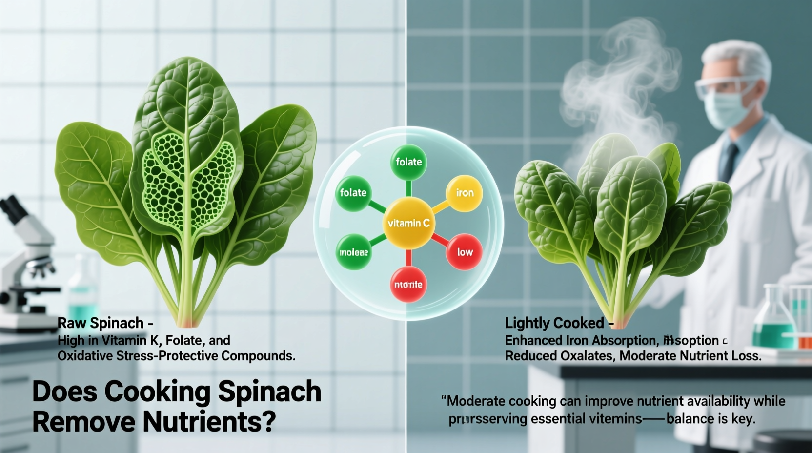 Cooking Spinach: Nutrient Loss Facts Revealed