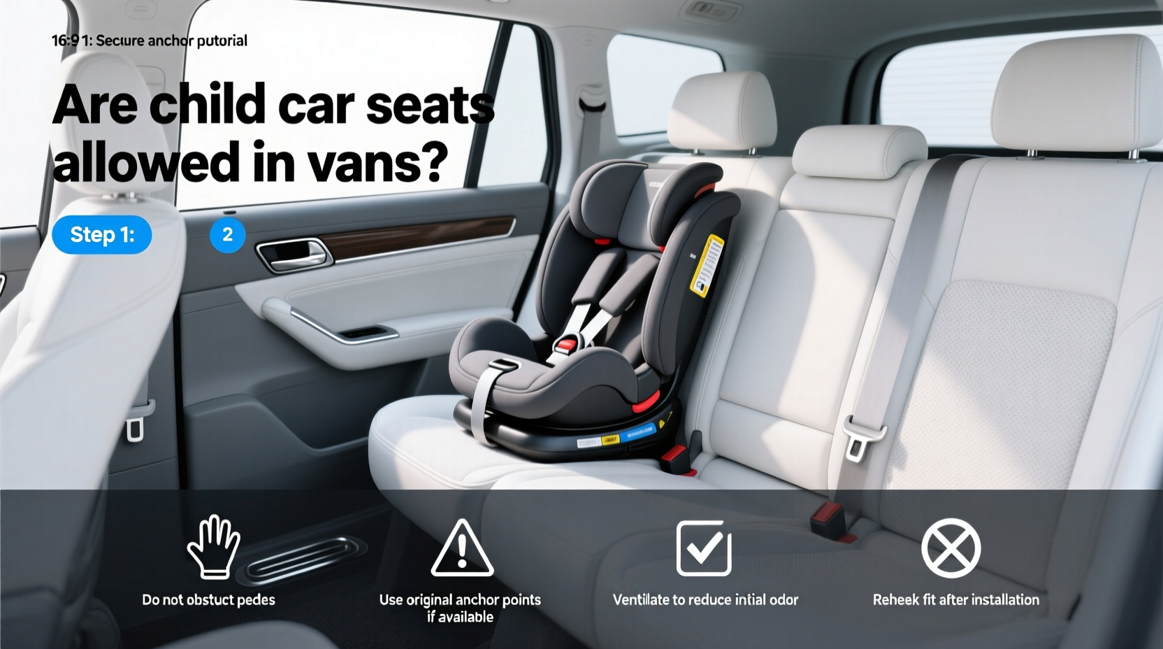 are child car seats allowed in vans