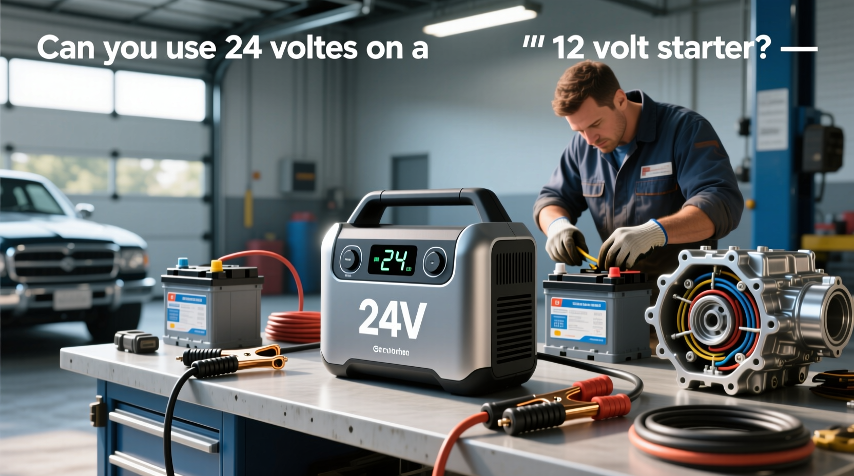 How to Choose 24 Volt Jump Starter, Can You Use 24V on 12V?