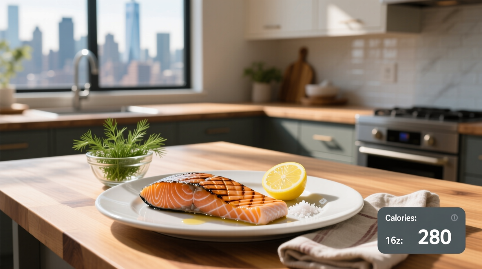 6 oz salmon calories guide