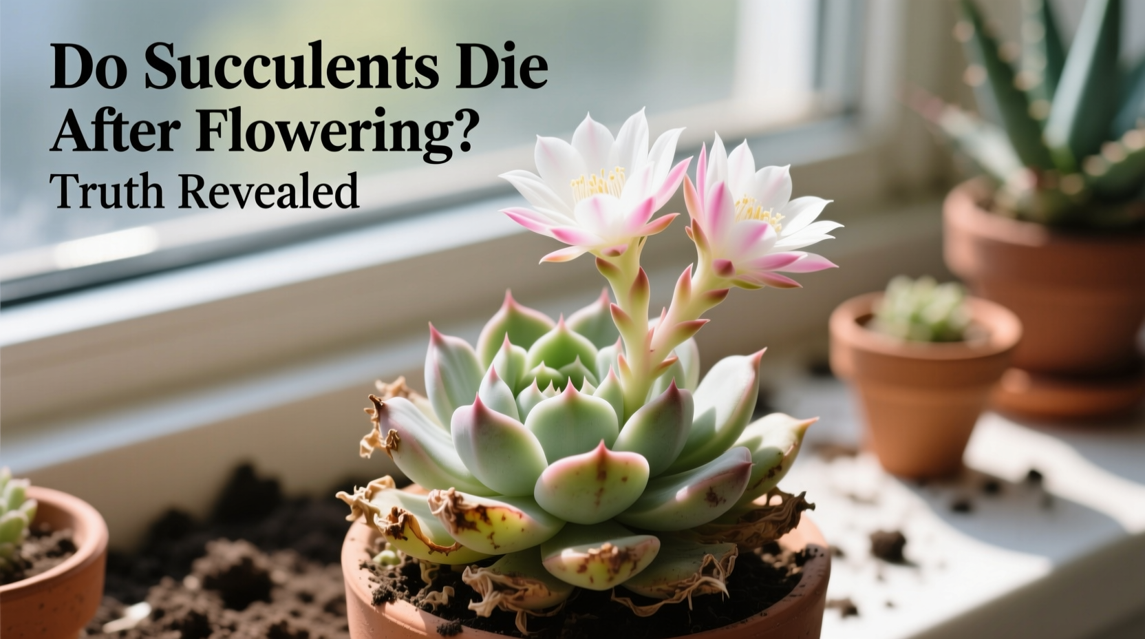 do succulents die after flowering