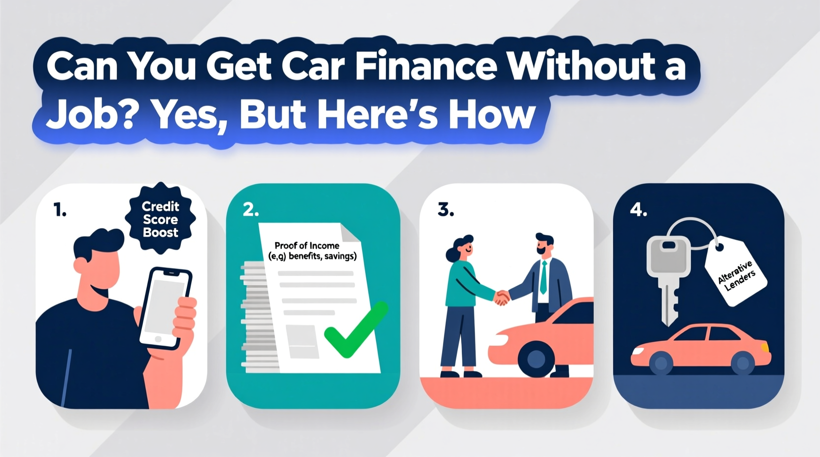 can you get car finance without a job