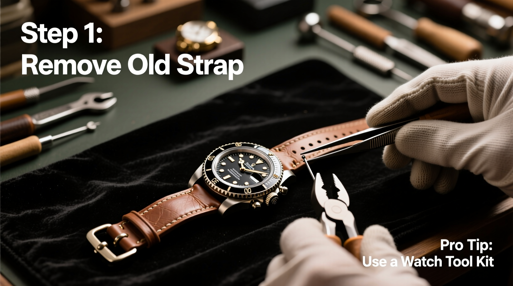 step by step guide to installing a watch strap on your luxury timepiece like a pro