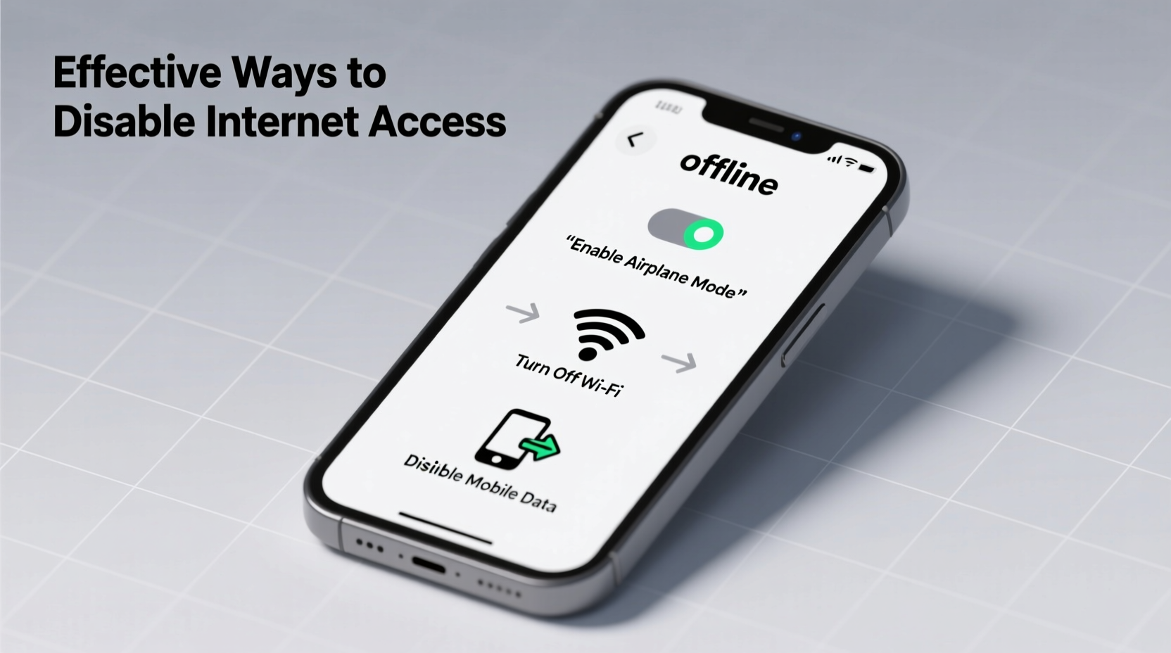 effective ways to disable internet access on your cell phone for privacy and savings