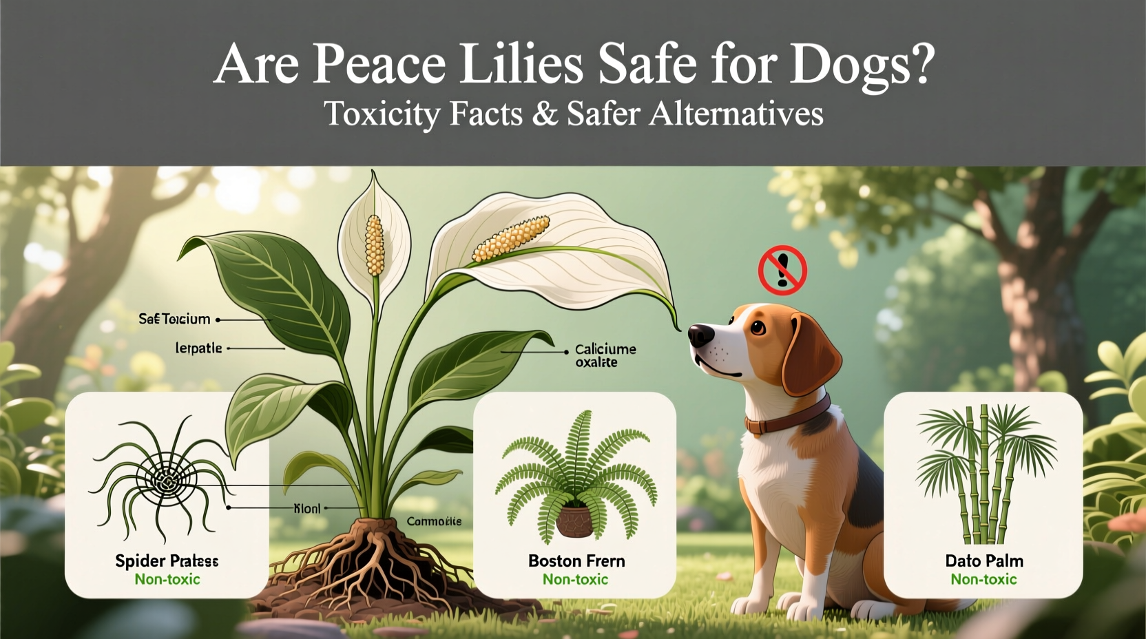 are peace lilies safe for dogs