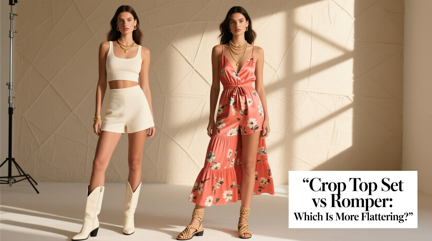 crop top set vs romper which one is actually more flattering