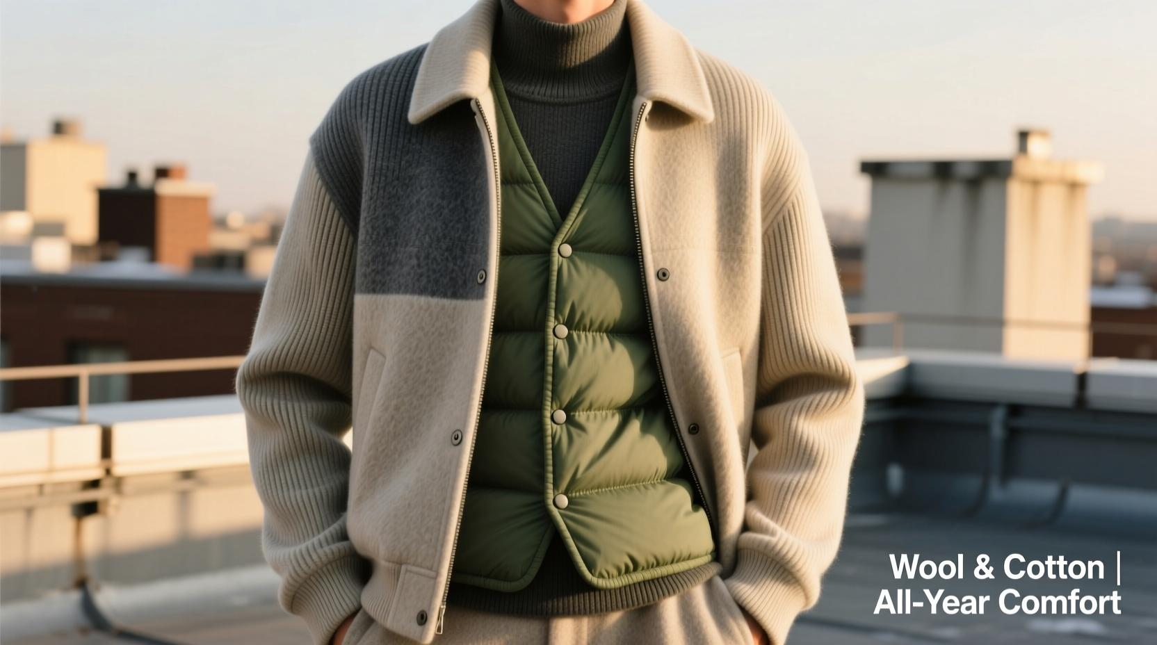 wool vs cotton jacket set which keeps you comfy all year round and is a wool jacket set too warm for spring