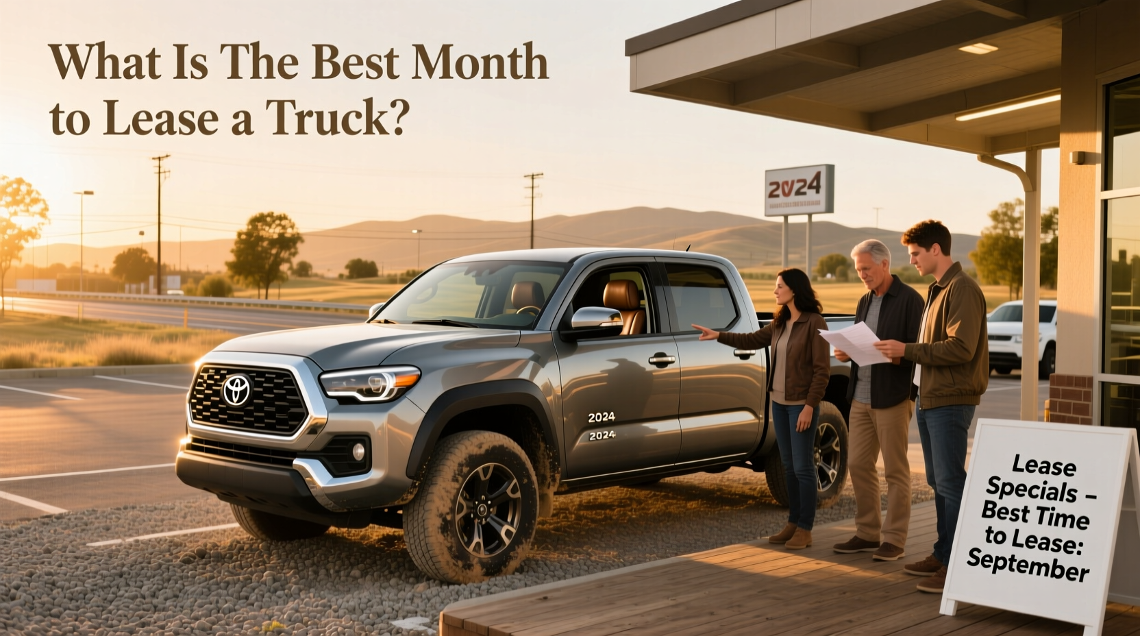 How to Choose a Toyota Pickup Truck Lease Deal