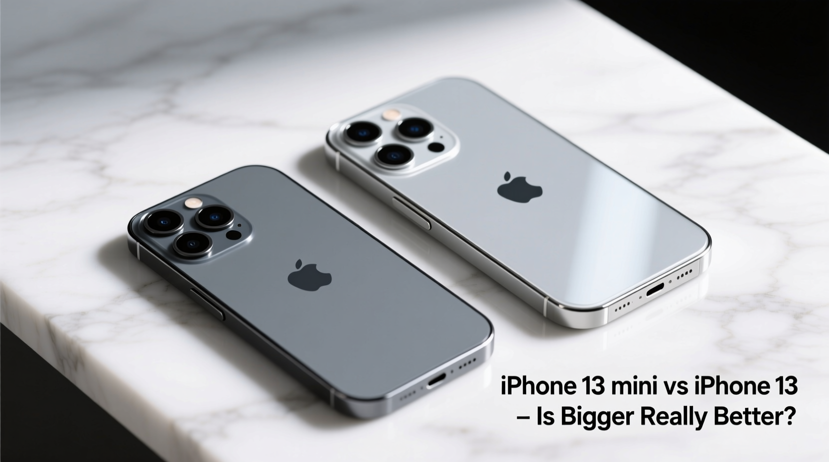 iphone 13 mini vs iphone 13 is bigger really better or is the mini enough