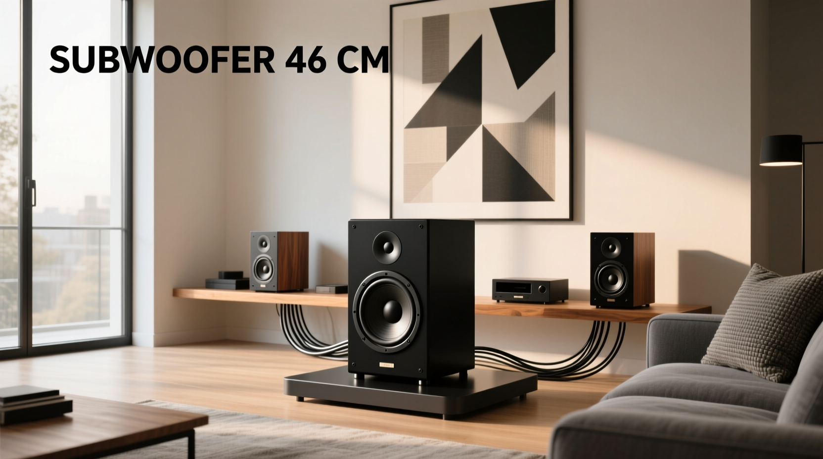 46 cm subwoofer guide spl, size performance