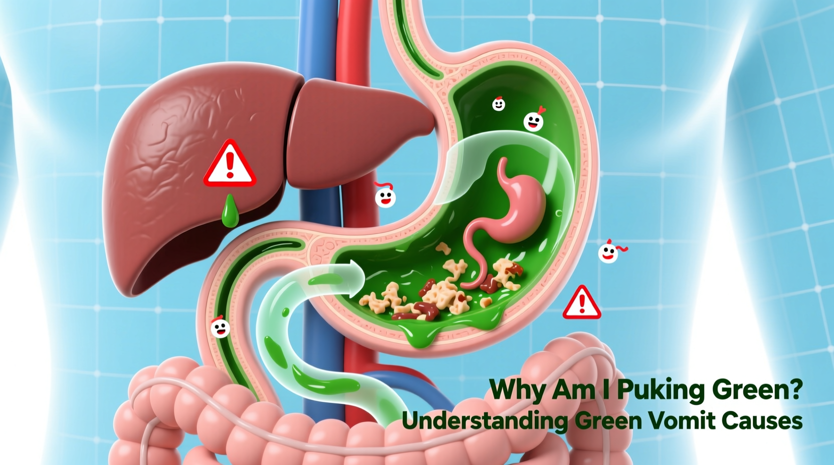 why am i puking green understanding green vomit causes