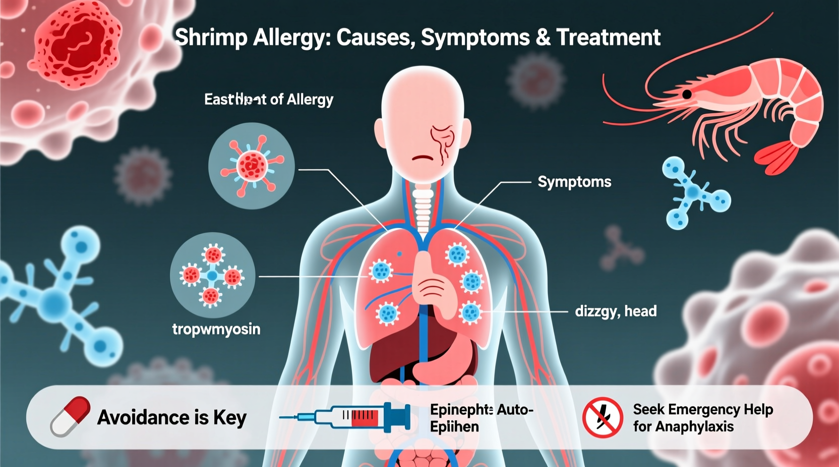 why am i allergic to shrimp symptoms causes treatment