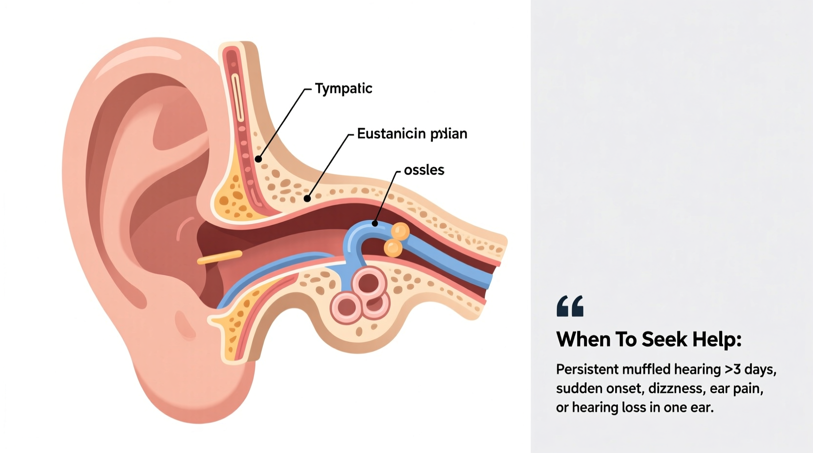 muffled ear causes treatment and when to seek help