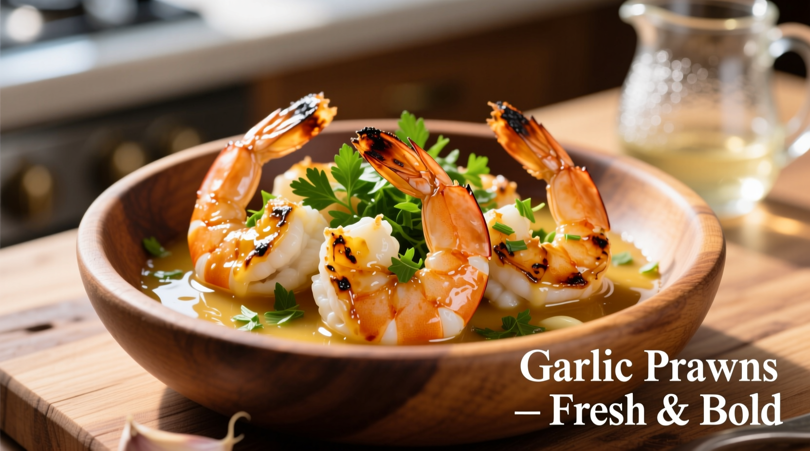 garlic prawns