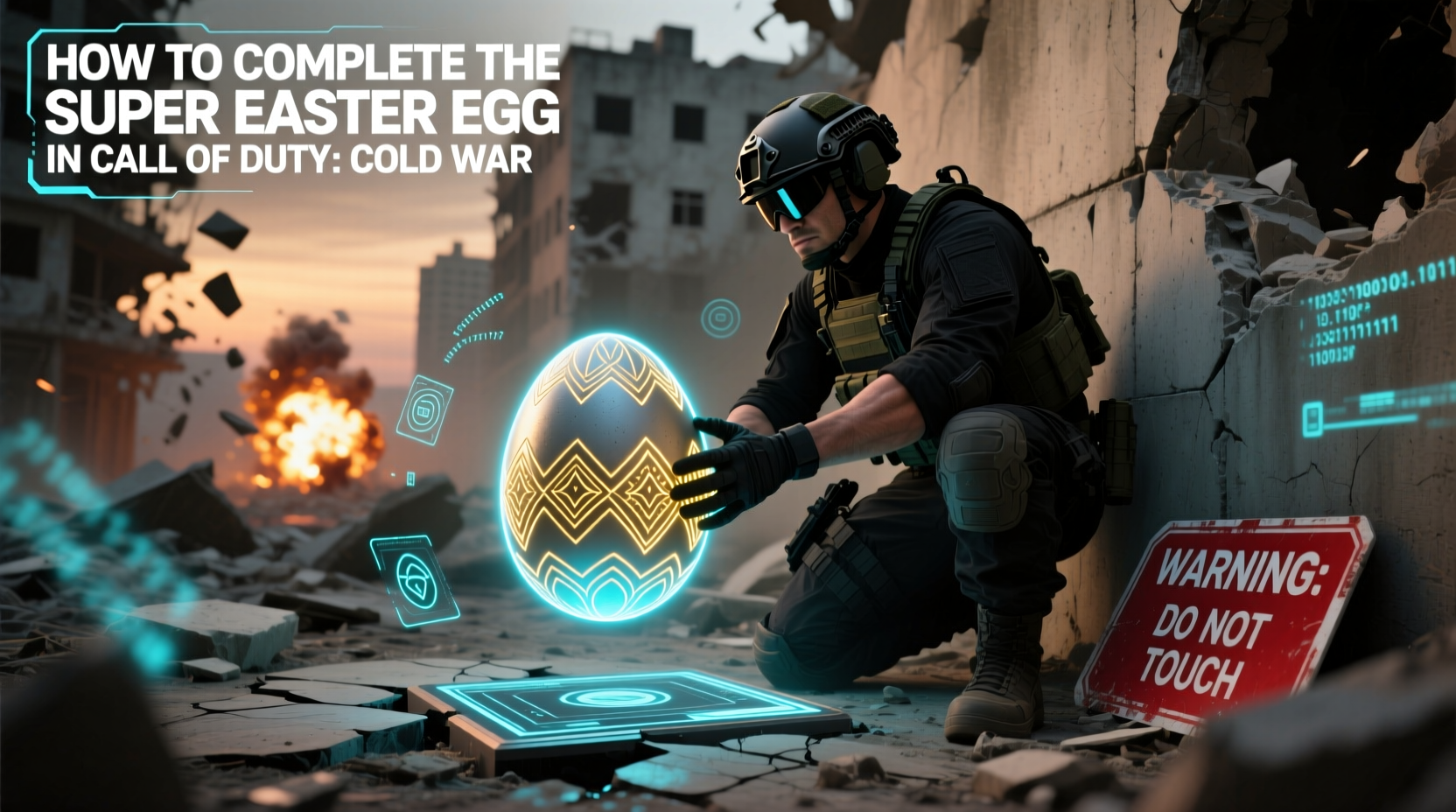 how to do super easter egg cold war