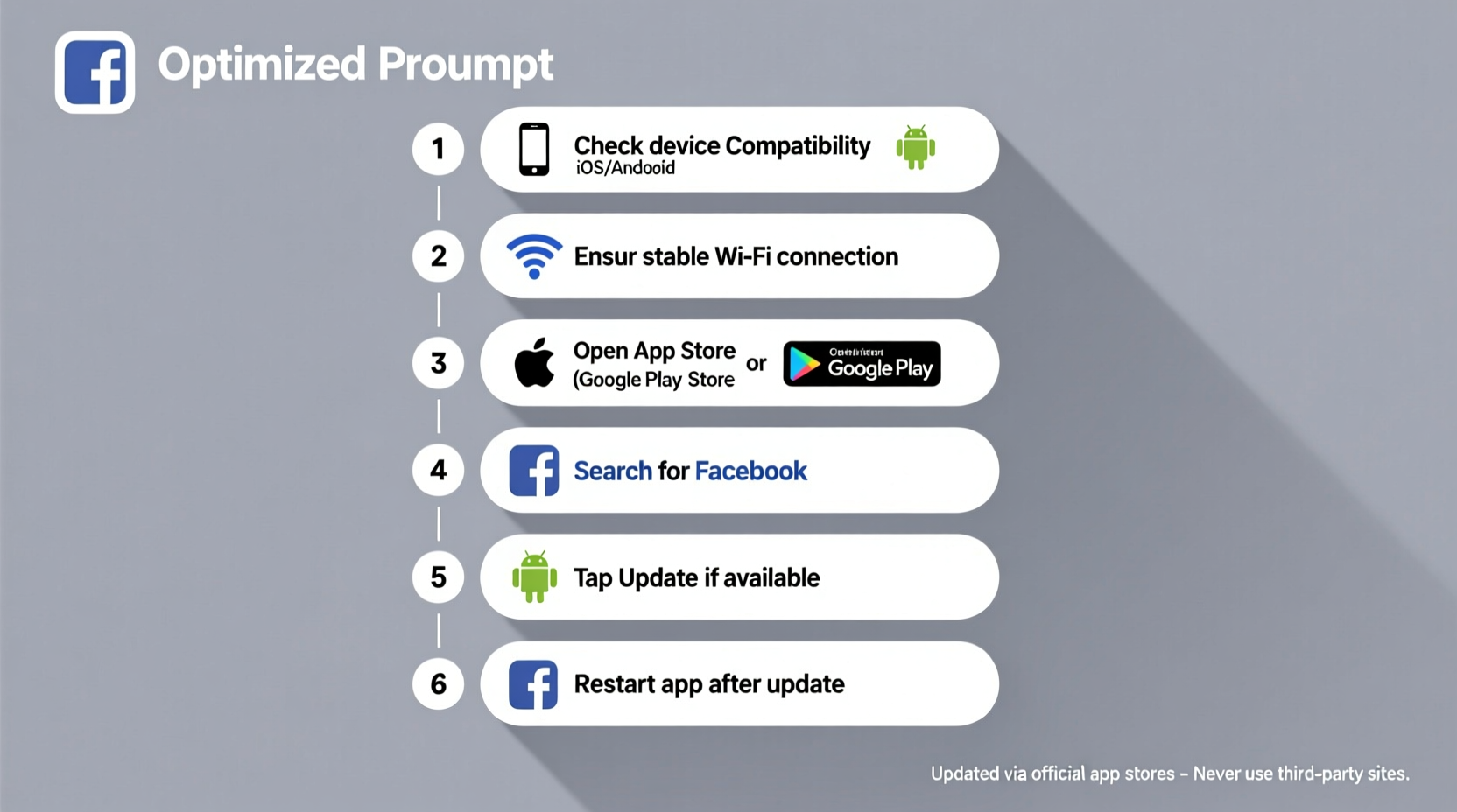 essential tips for updating the facebook app smoothly on any device
