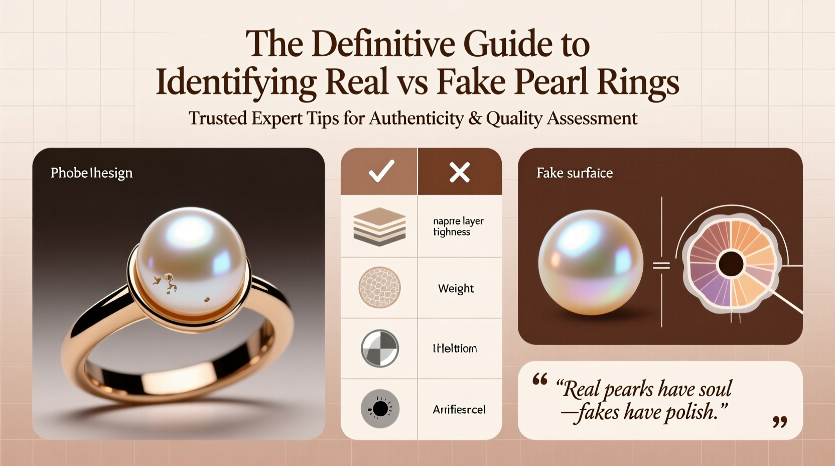 the definitive guide to identifying real vs fake pearl rings with trusted expert tips