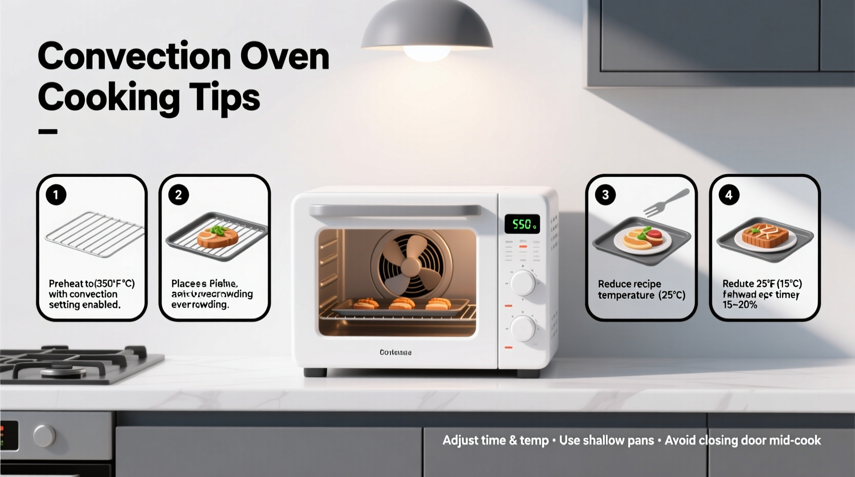 how to cook in a convection oven
