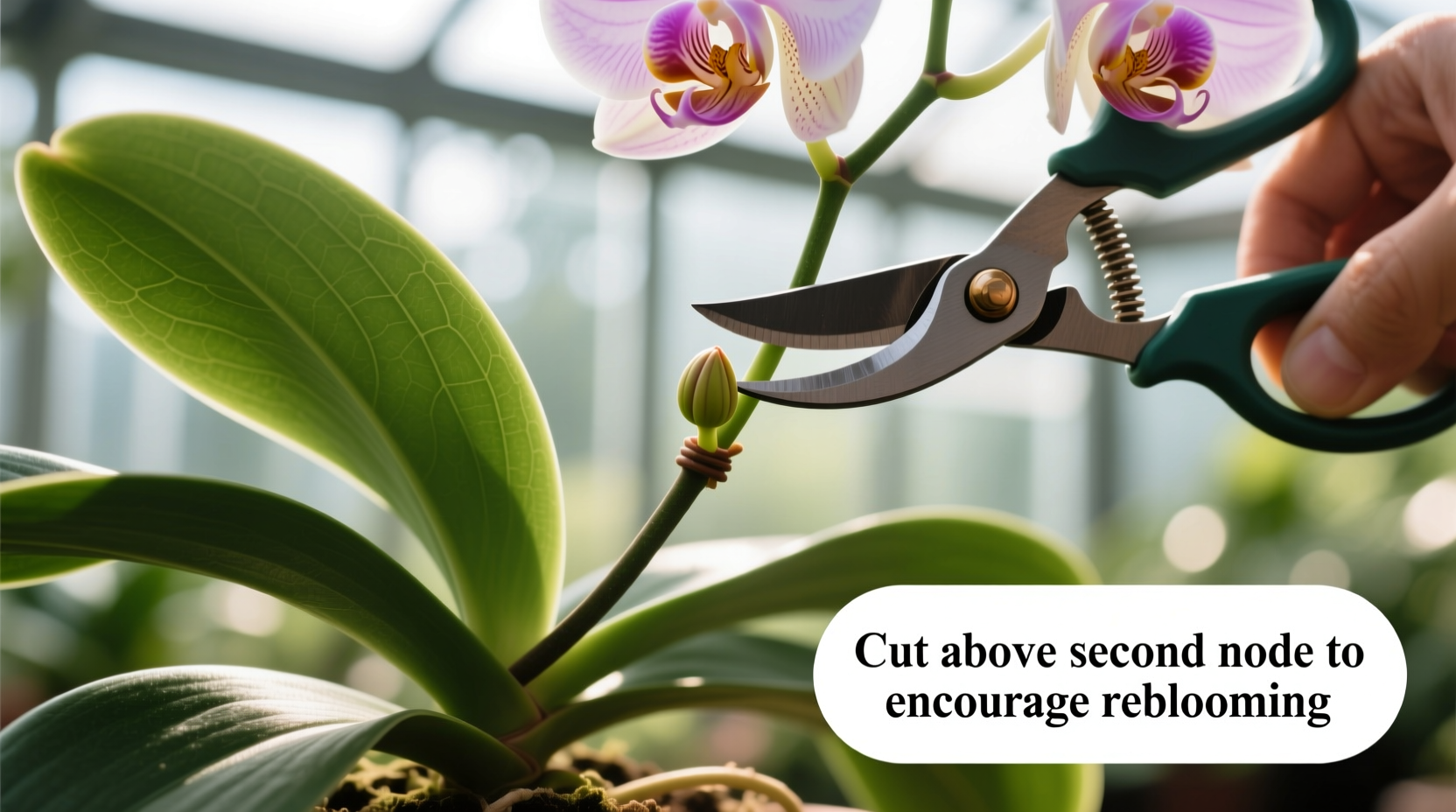 how to cut back orchid