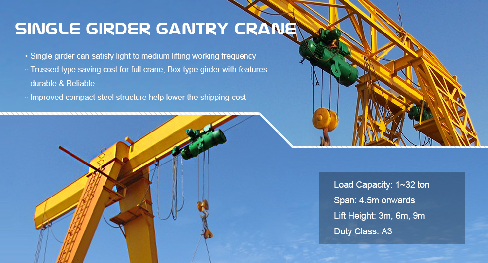 Rail Mounted Mobile Gantry Crane 5 ton 10 ton 15 ton 20 ton 25 ton 30 ton from China Top Manufacturer Supplier