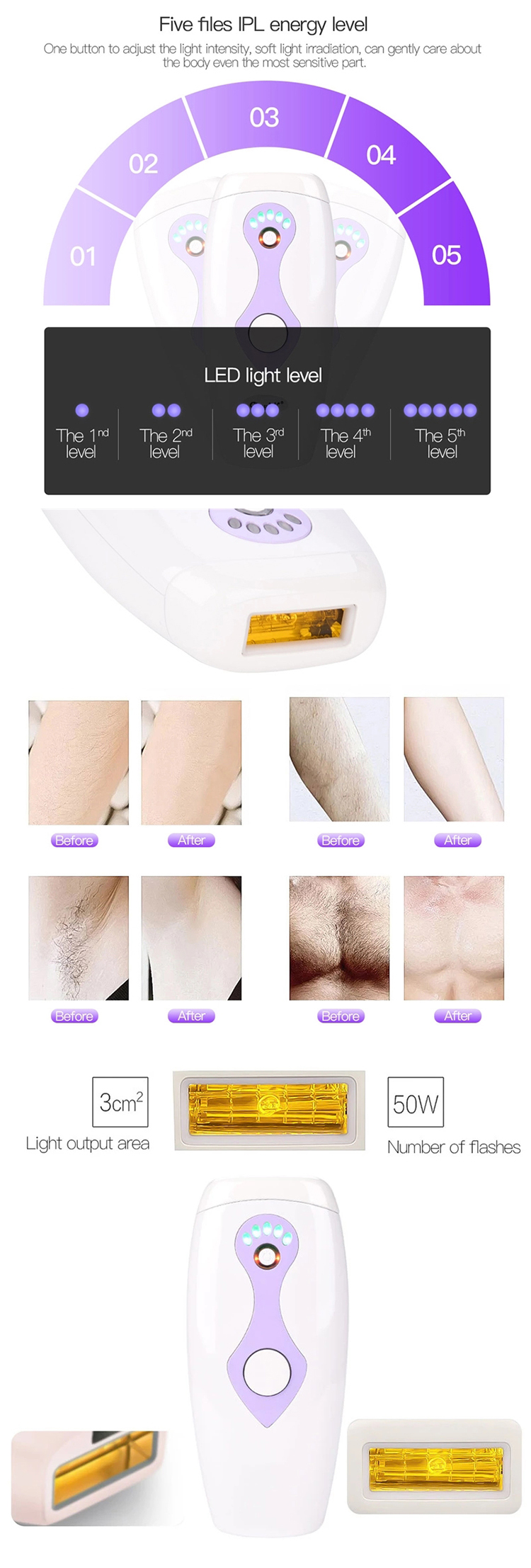 Mini Portable Permanent Private European Plug Label Laser Hair Removal Machine Ipl At Home