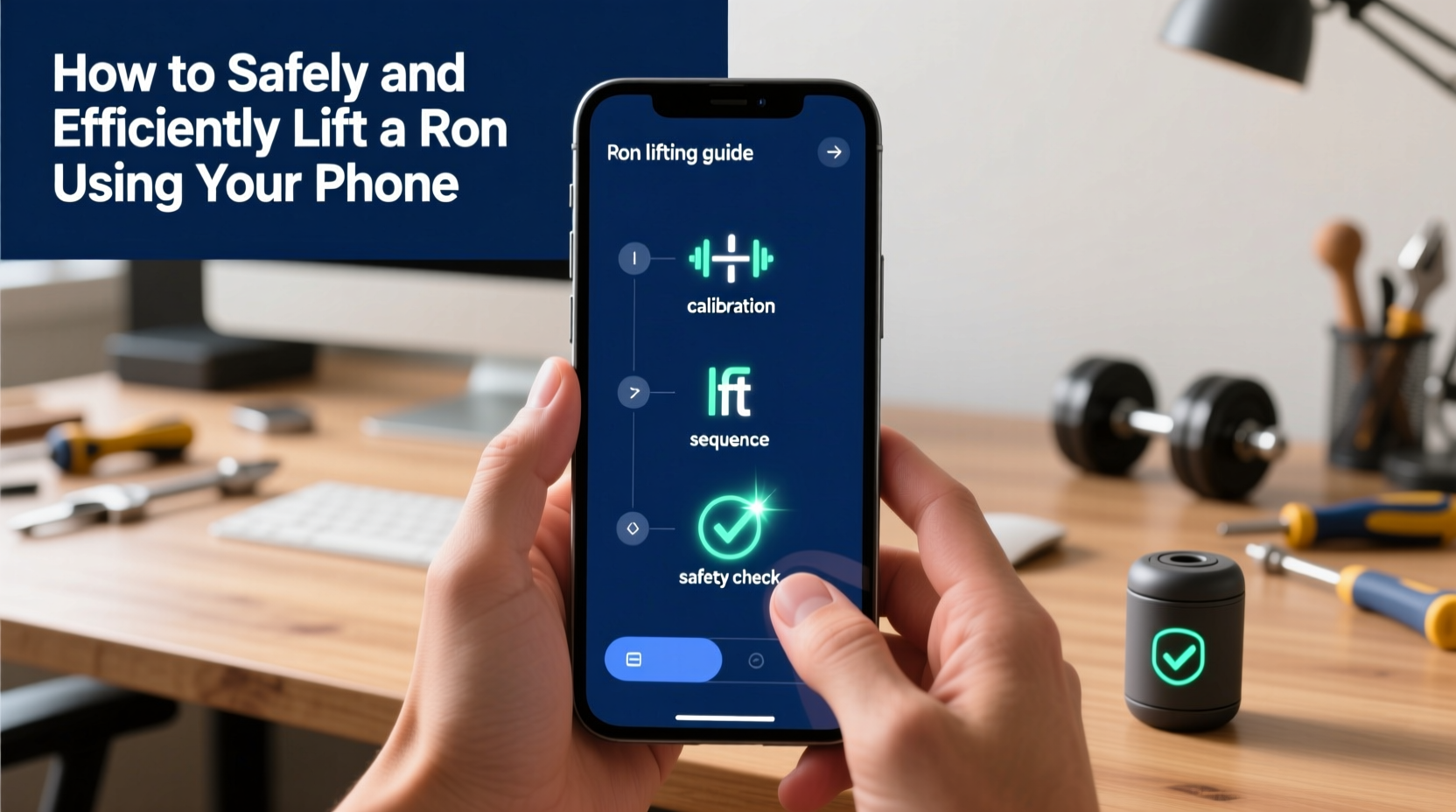 how to safely and efficiently lift a ron using your cell phone a practical guide