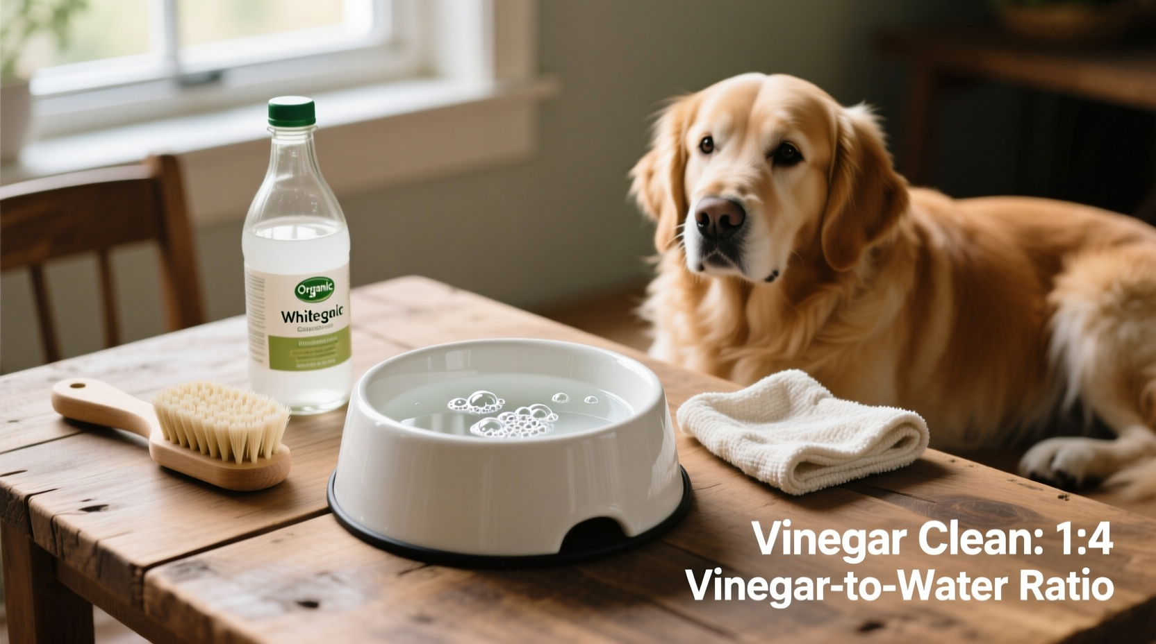 effective and safe ways to clean dog bowls with vinegar for a germ free finish
