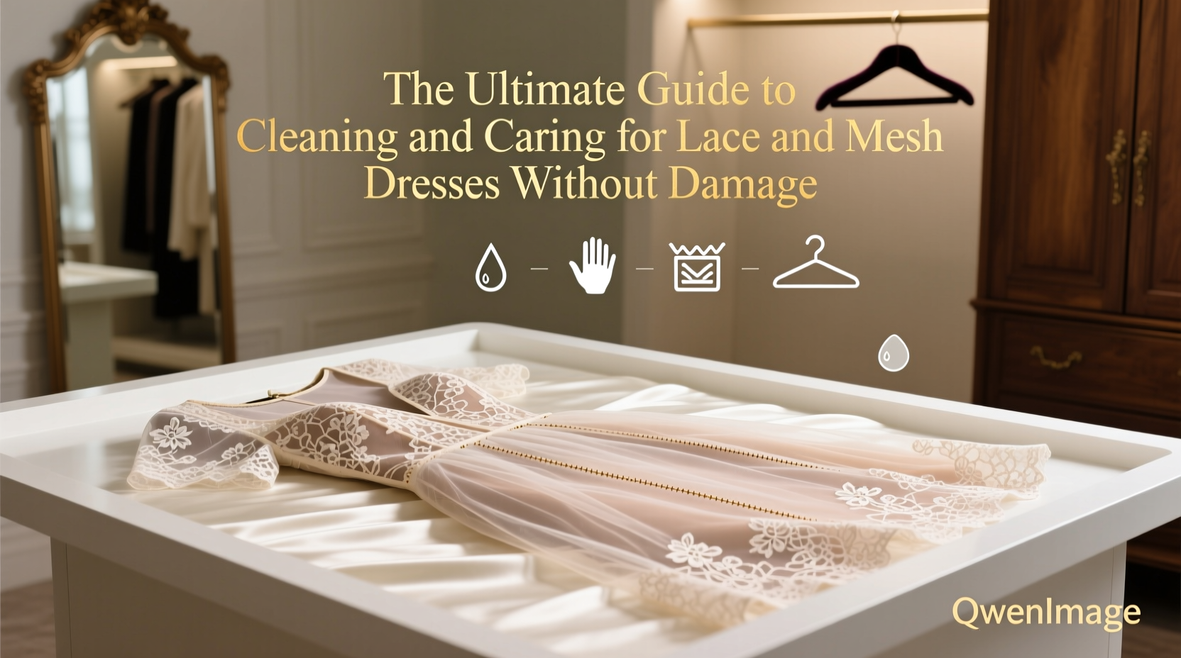 the ultimate guide to cleaning and caring for lace and mesh dresses without damage