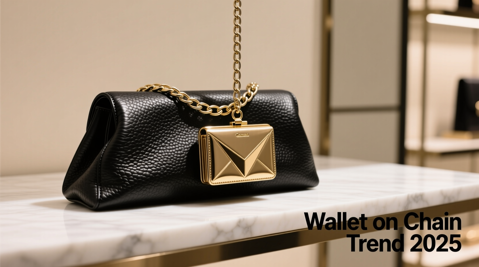 textured clutch bag vs wallet on chain is the wallet on chain trend over