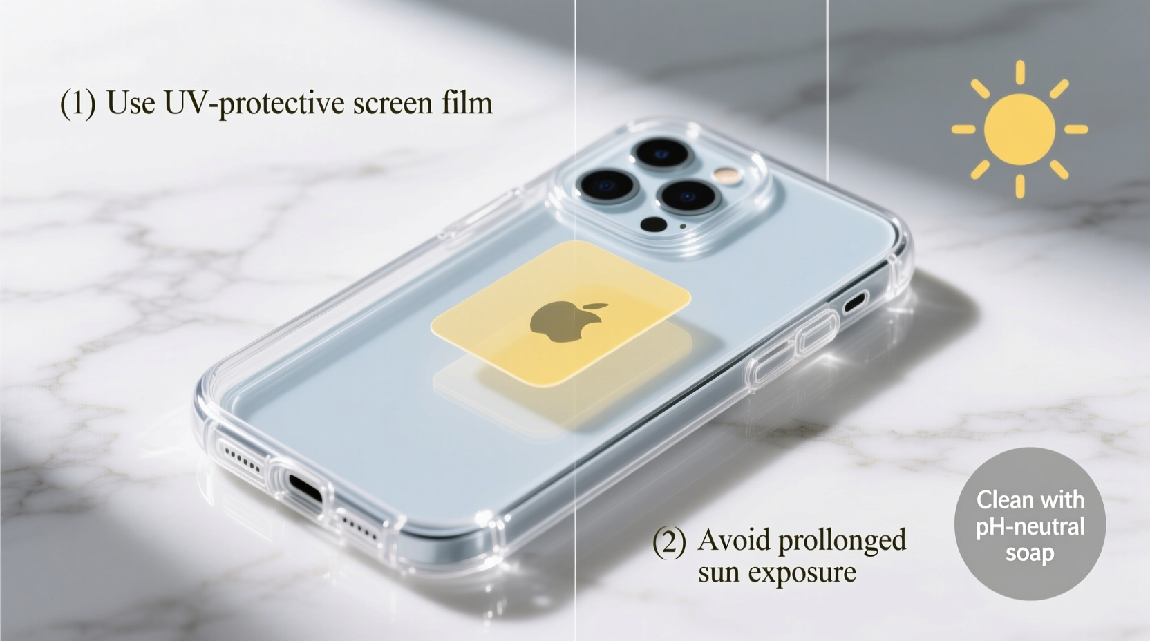 effective tips to stop yellowing in clear silicone phone cases and keep them looking new