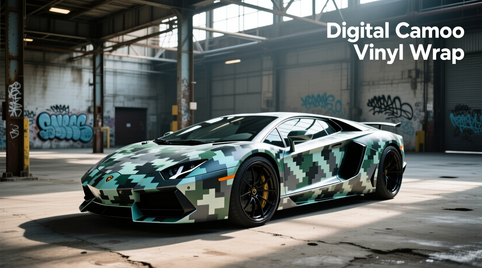 How to Choose & Apply Digital Camo Vinyl Wrap for Cars